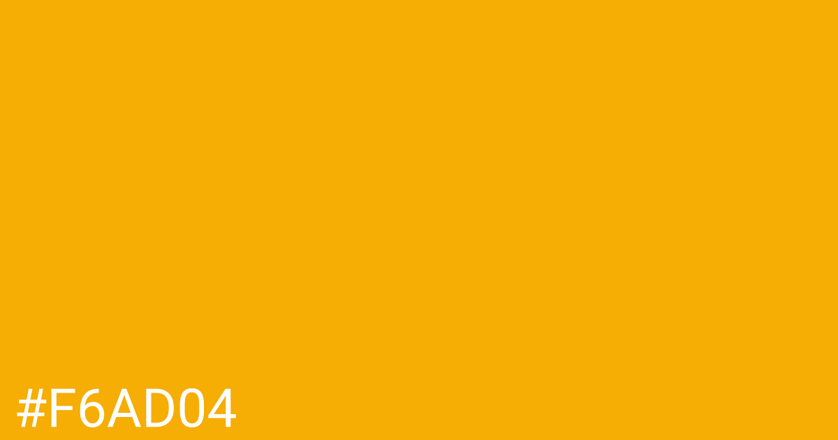 Hex color #f6ad04 graphic