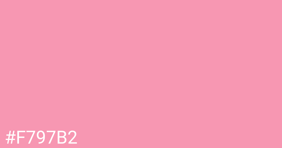 Hex color #f797b2 graphic