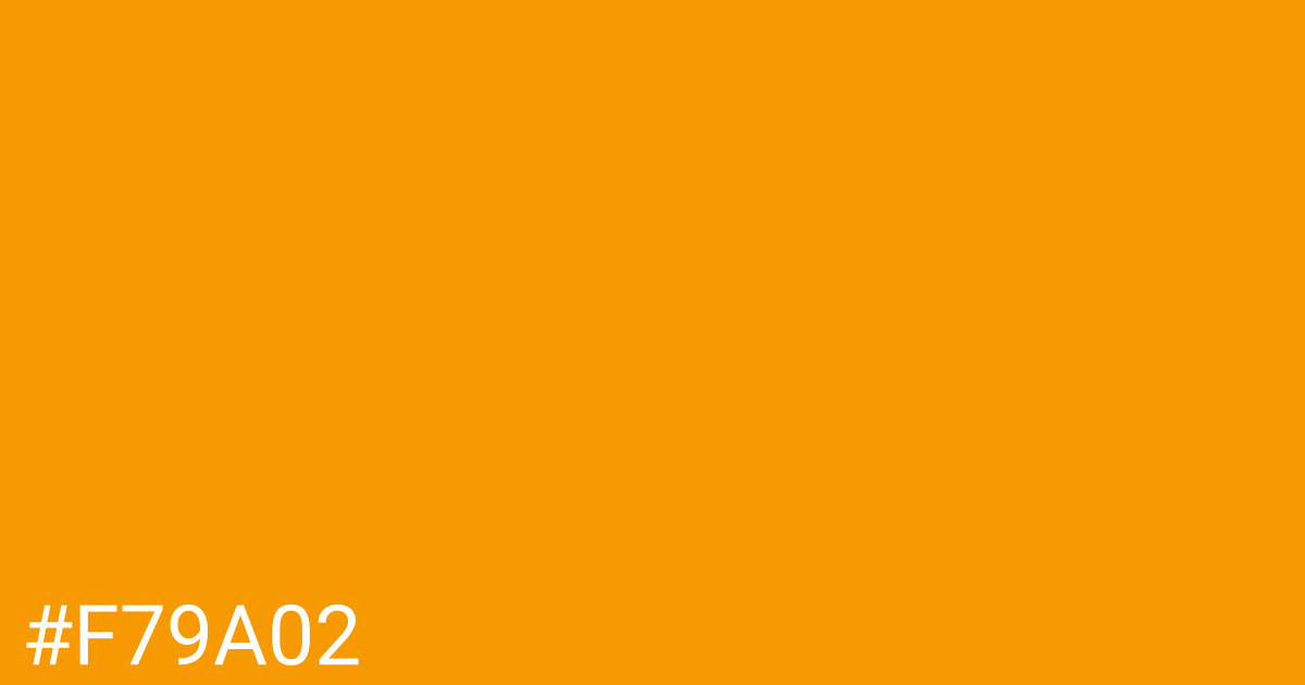Hex color #f79a02 graphic