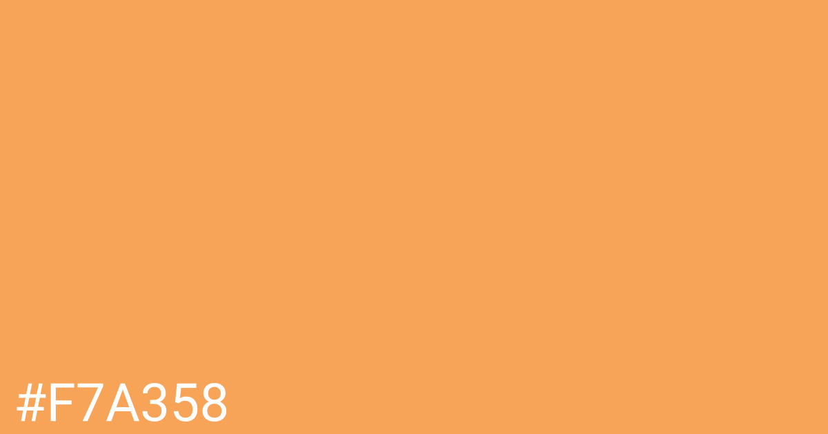 Hex color #f7a358 graphic