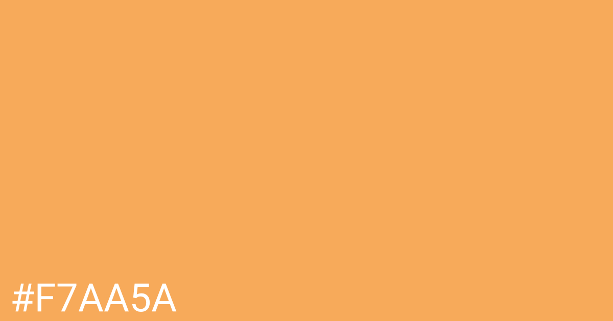 Hex color #f7aa5a graphic
