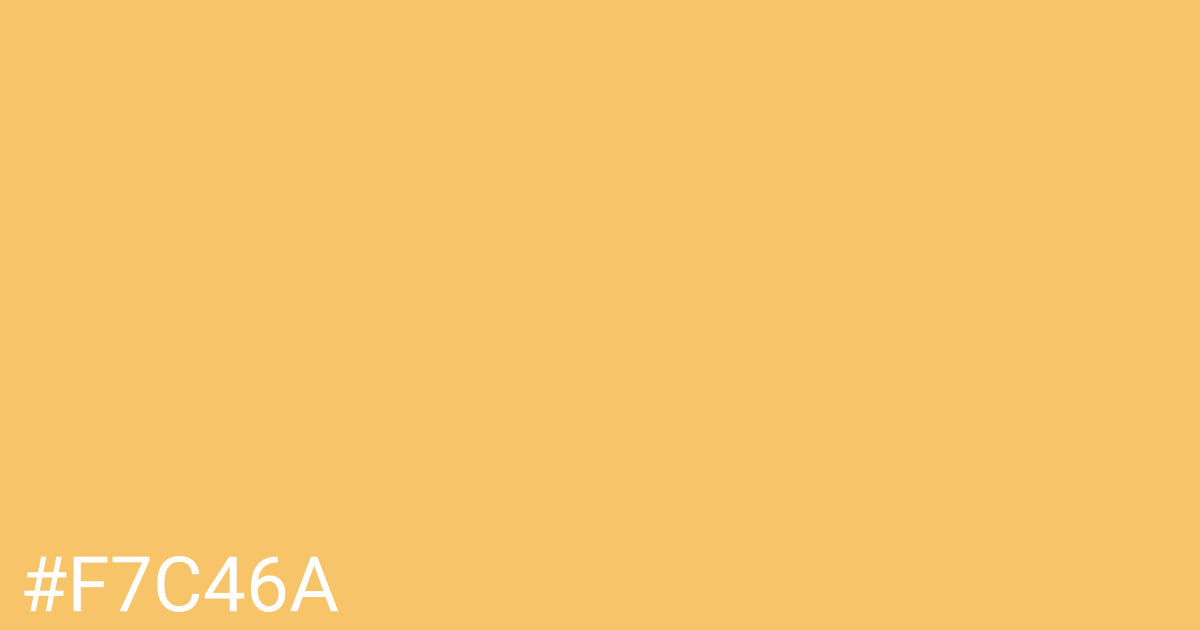 Hex color #f7c46a graphic