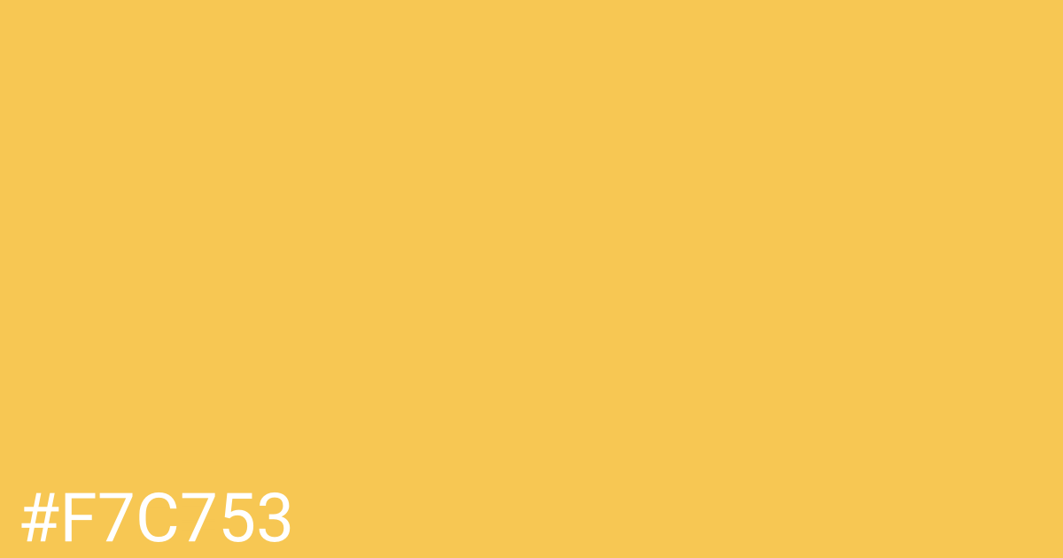 Hex color #f7c753 graphic