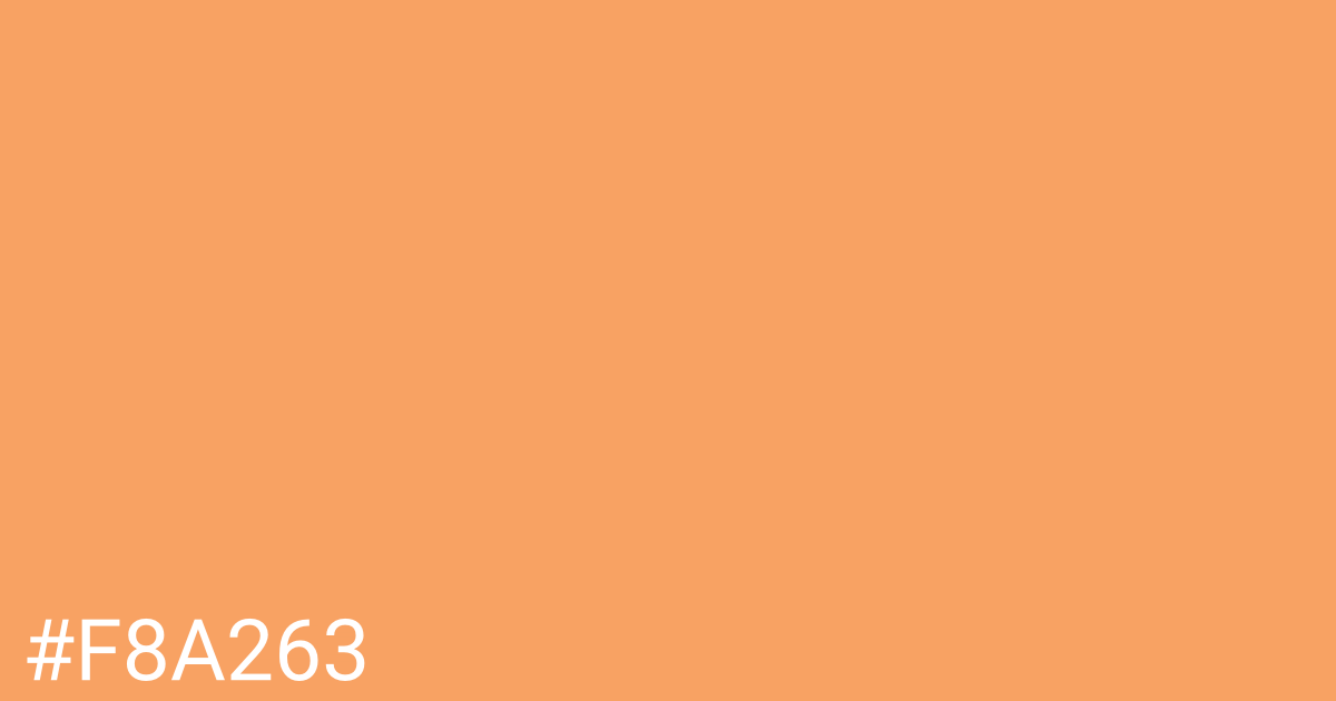 Hex color #f8a263 graphic