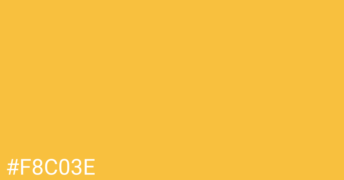 Hex color #f8c03e graphic