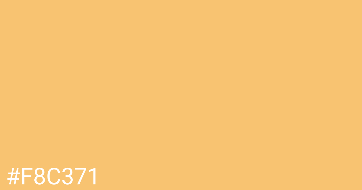 Hex color #f8c371 graphic