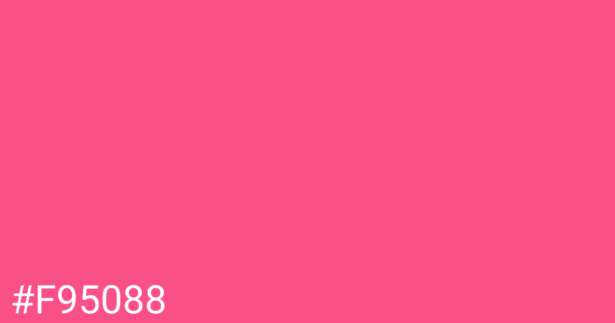 Hex color #f95088 graphic