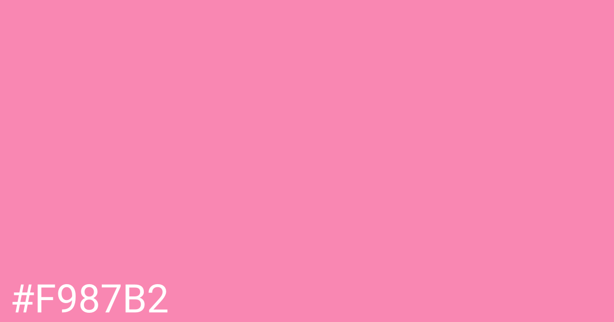 Hex color #f987b2 graphic