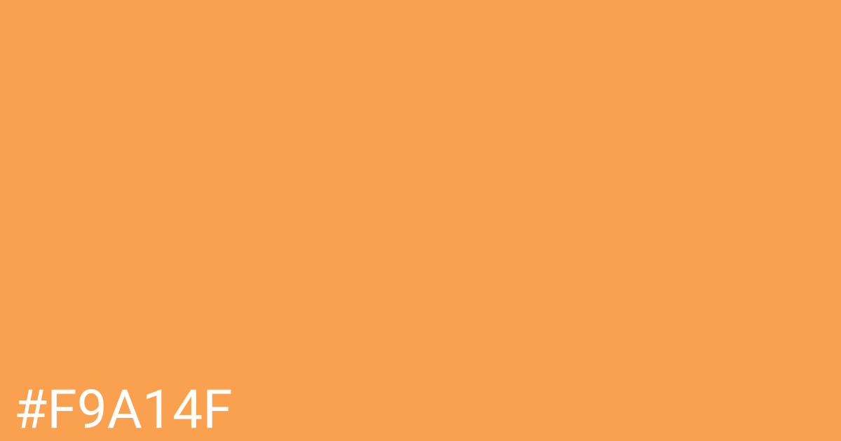 Hex color #f9a14f graphic