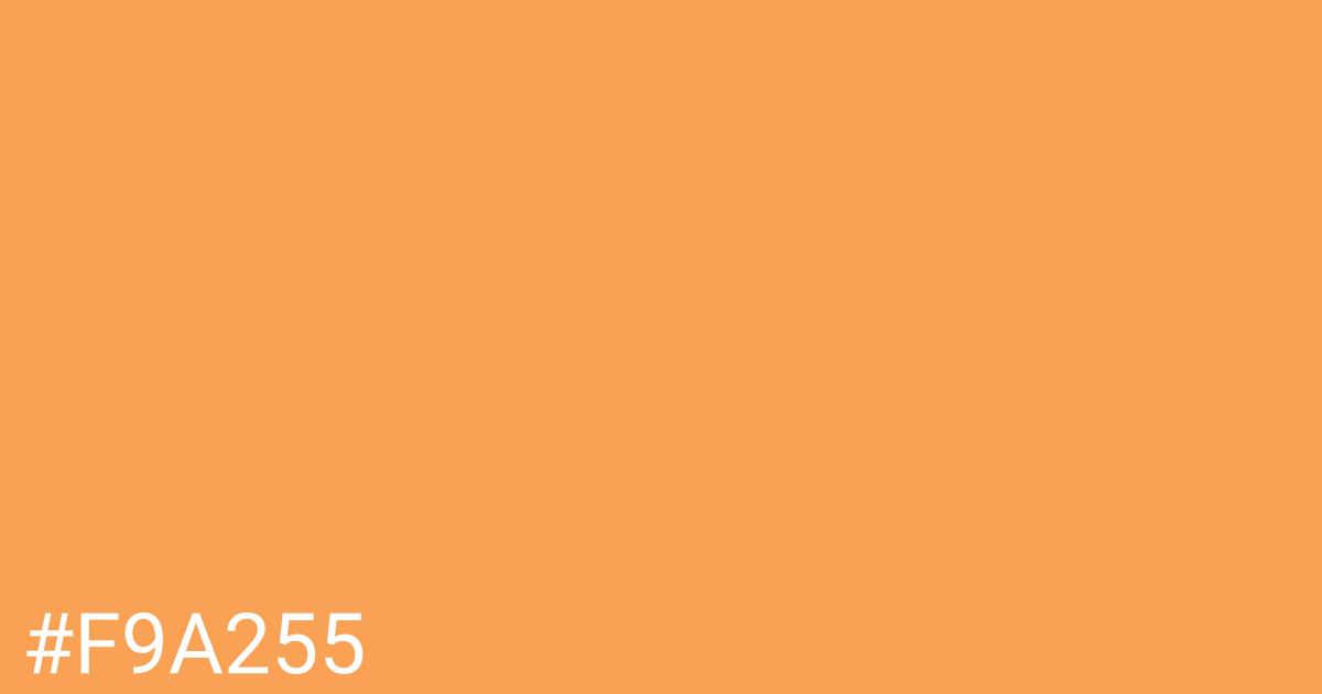 Hex color #f9a255 graphic
