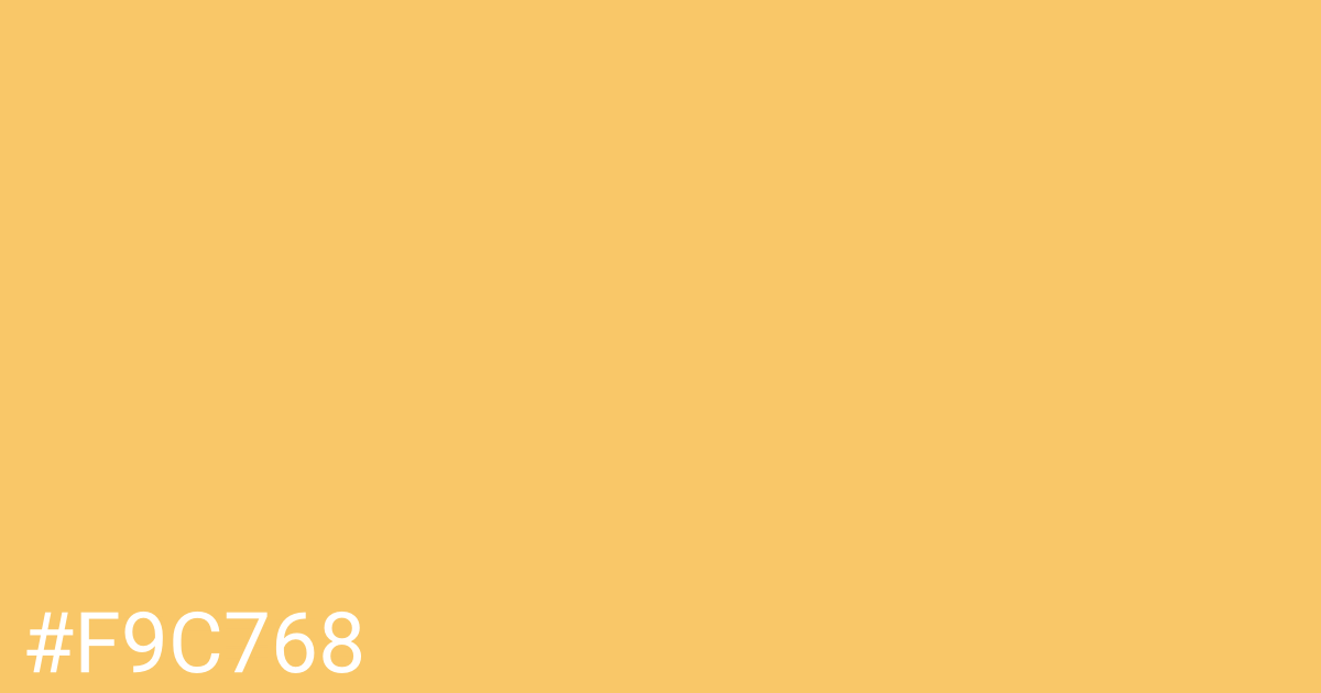 Hex color #f9c768 graphic