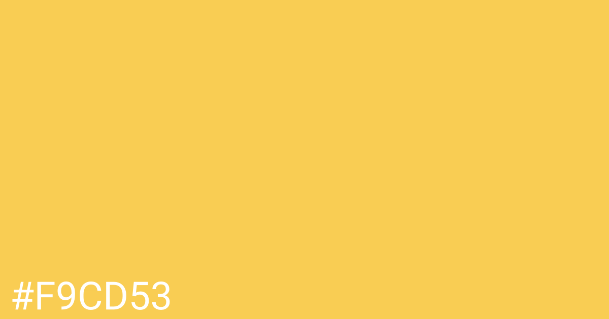 Hex color #f9cd53 graphic
