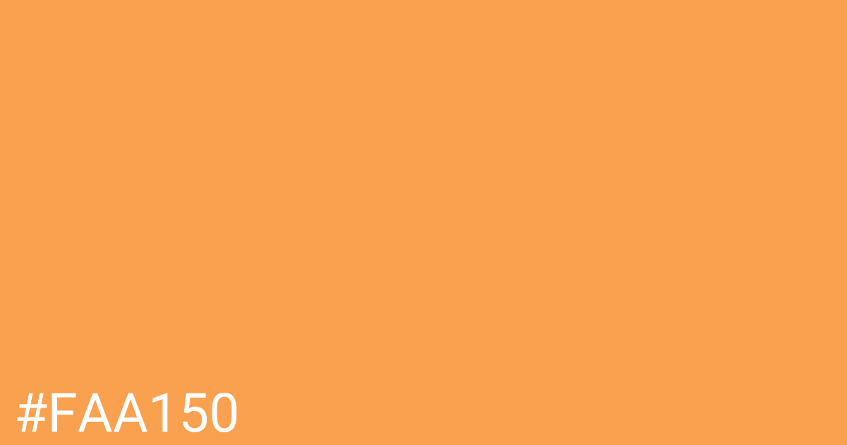 Hex color #faa150 graphic