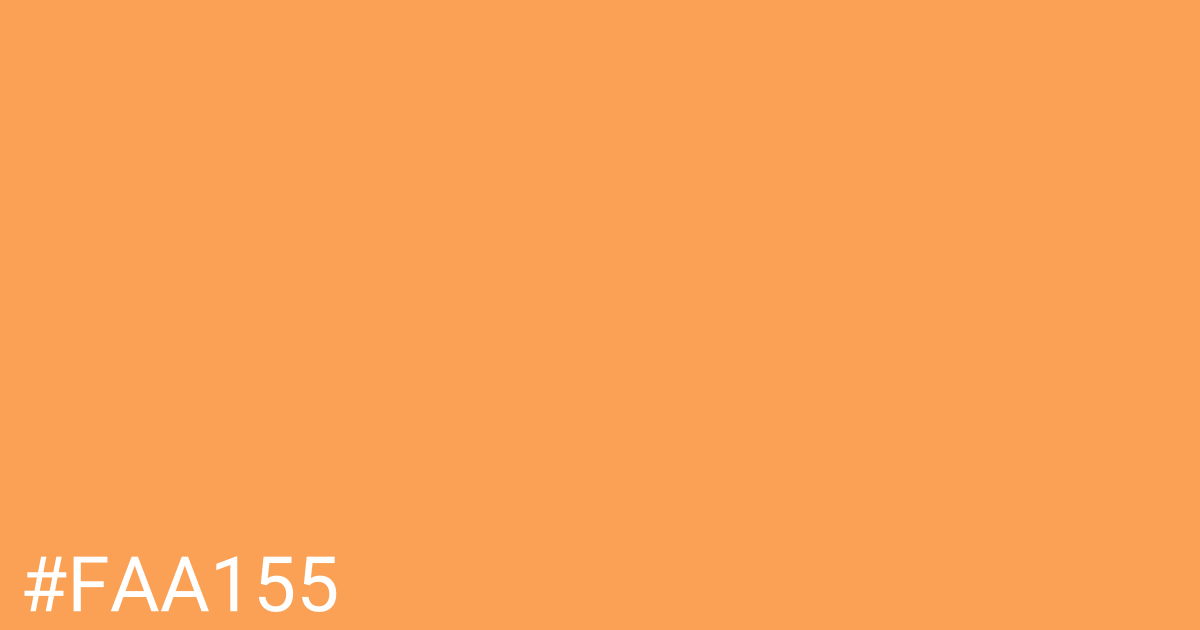 Hex color #faa155 graphic