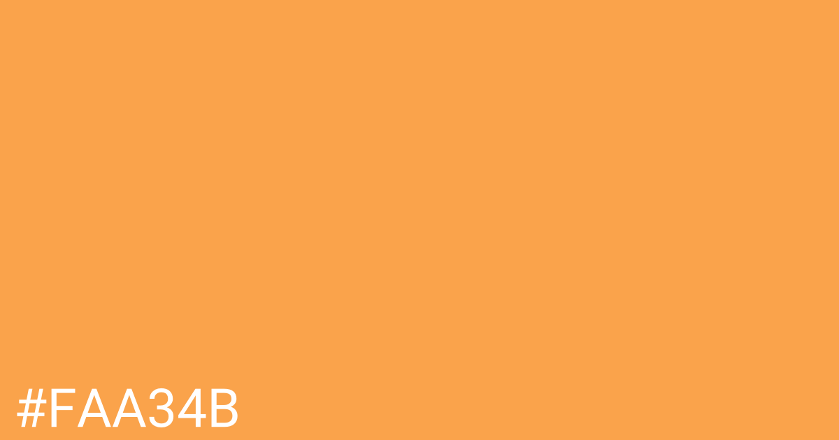 Hex color #faa34b graphic