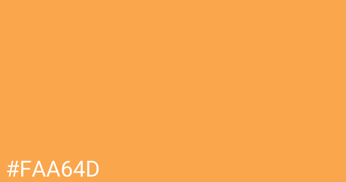 Hex color #faa64d graphic
