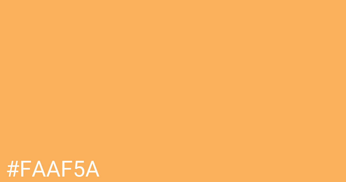 Hex color #faaf5a graphic
