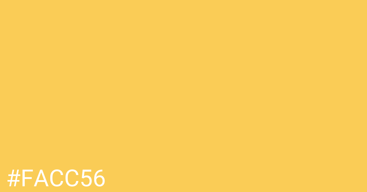 Hex color #facc56 graphic