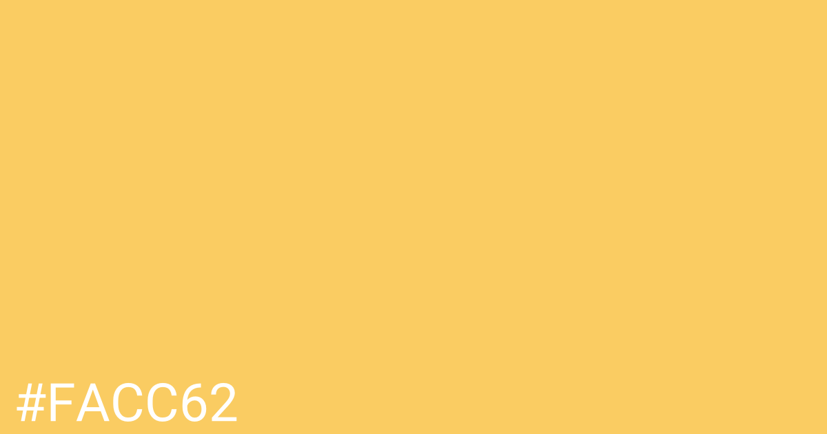 Hex color #facc62 graphic