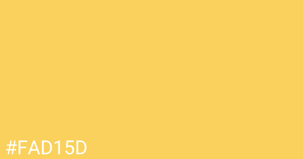 Hex color #fad15d graphic