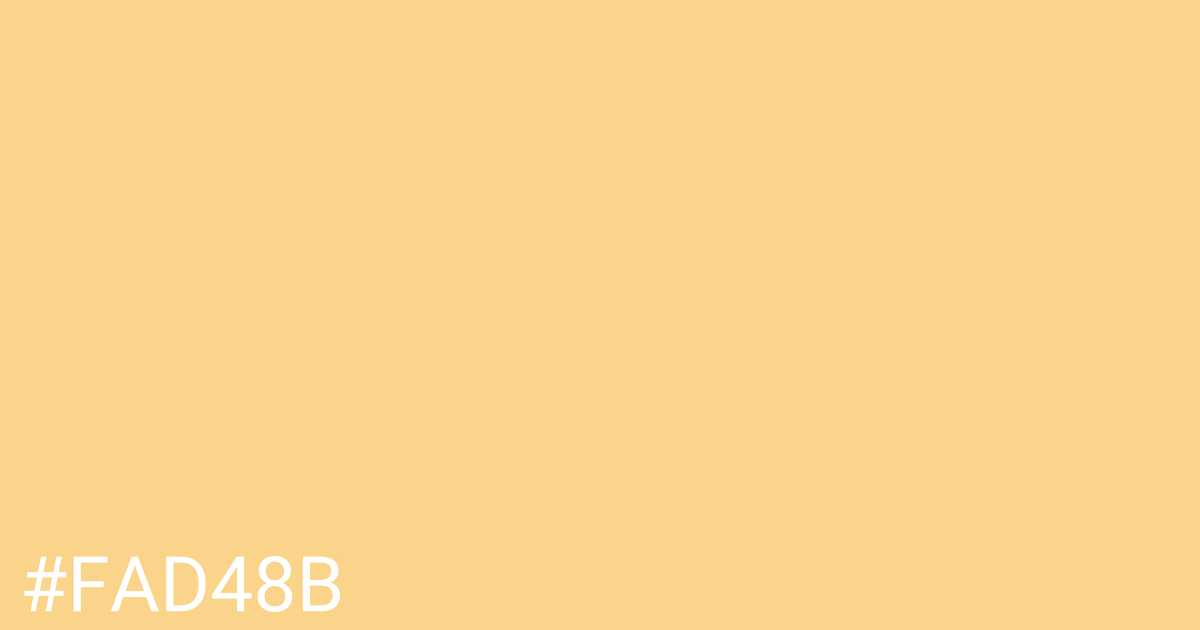Hex color #fad48b graphic