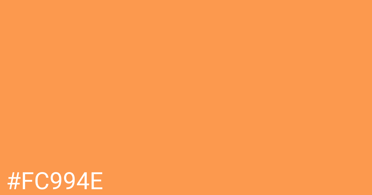 Hex color #fc994e graphic