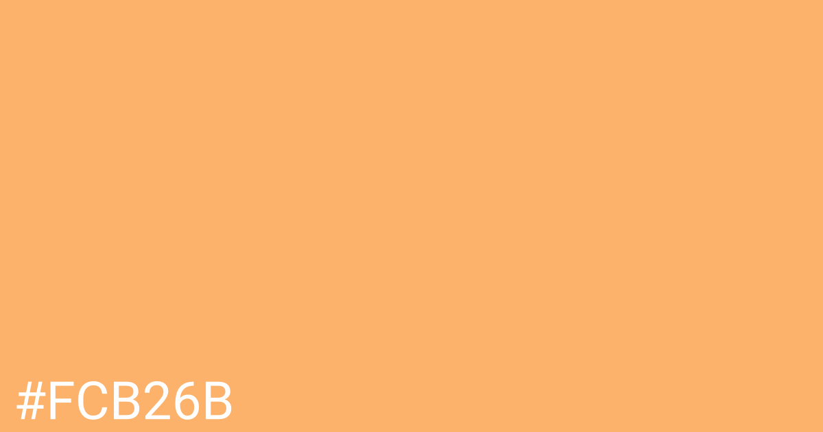 Hex color #fcb26b graphic