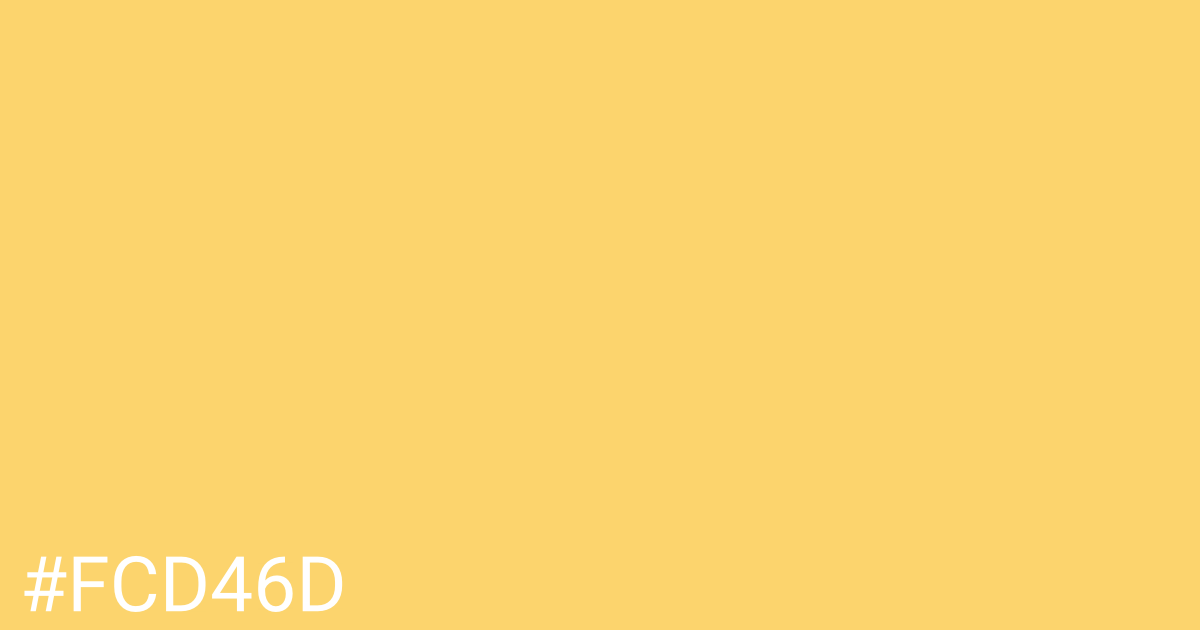 Hex color #fcd46d graphic