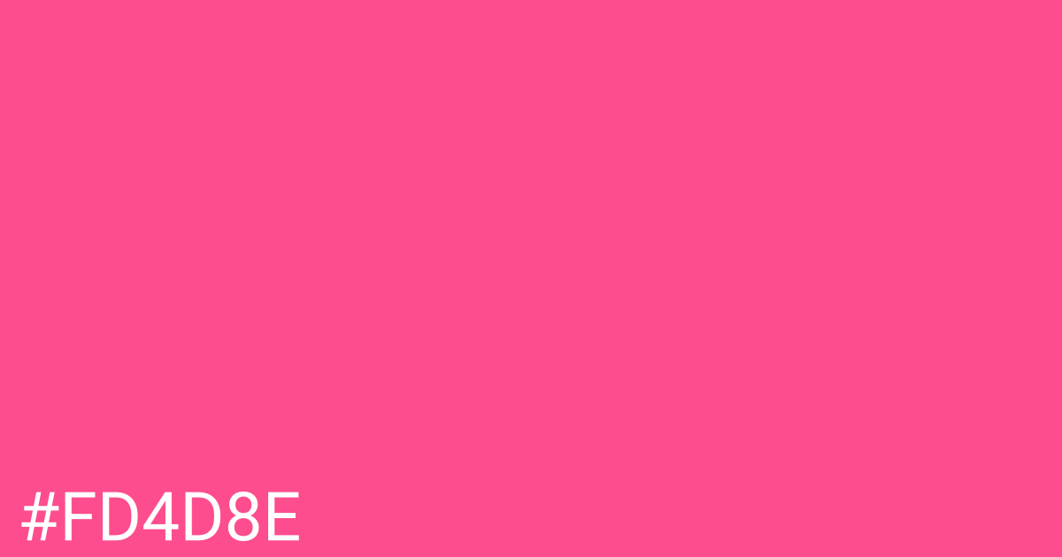 Hex color #fd4d8e graphic