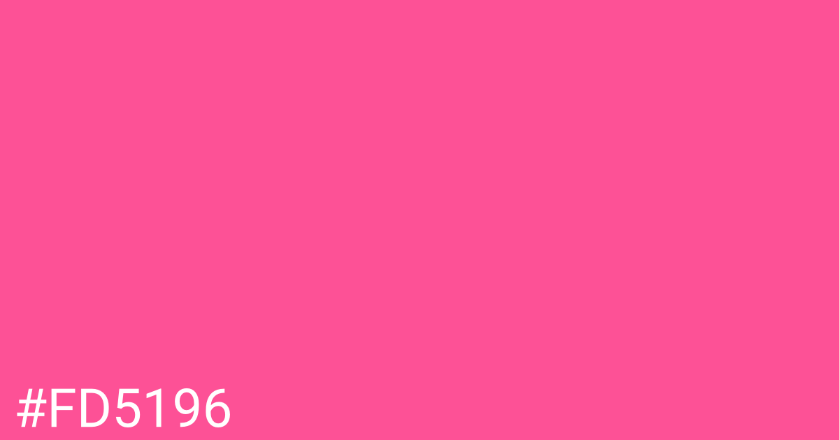 Hex color #fd5196 graphic