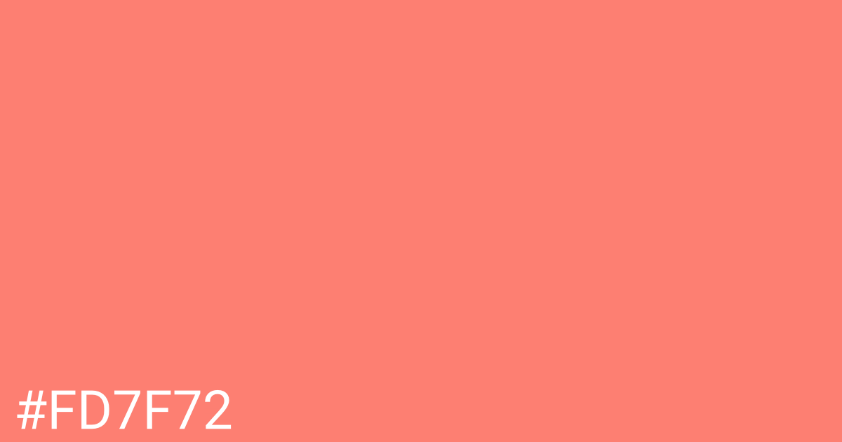 Hex color #fd7f72 graphic