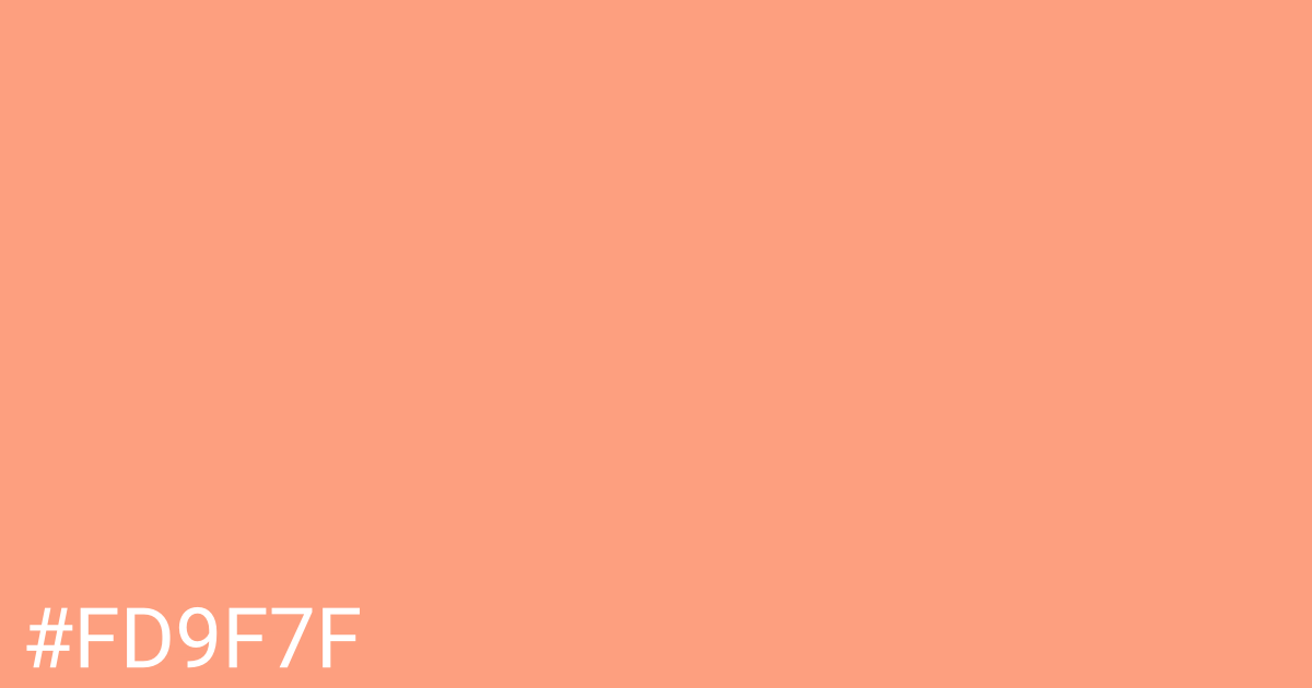 Hex color #fd9f7f graphic