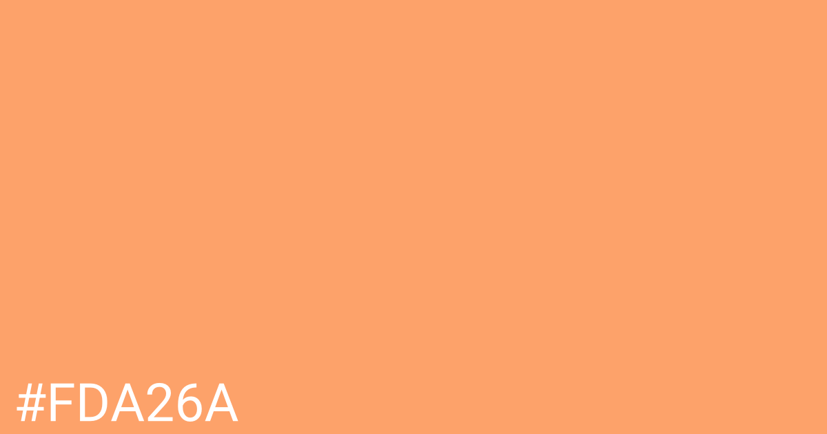 Hex color #fda26a graphic