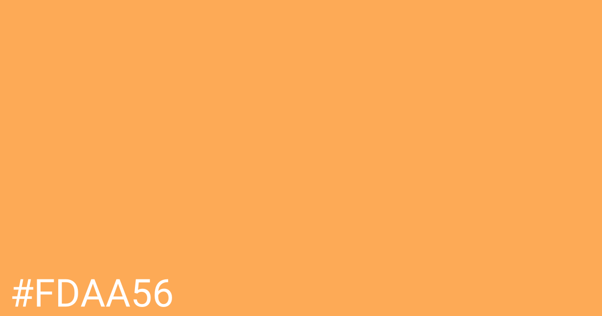 Hex color #fdaa56 graphic