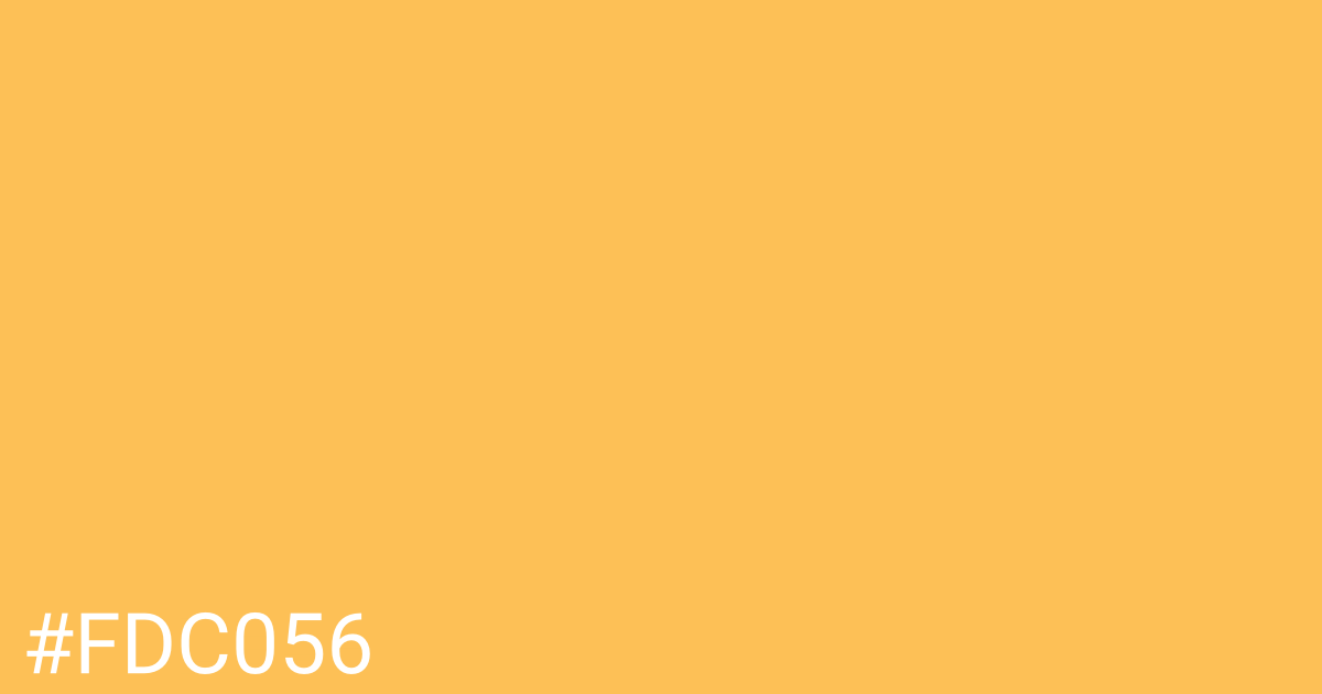 Hex color #fdc056 graphic