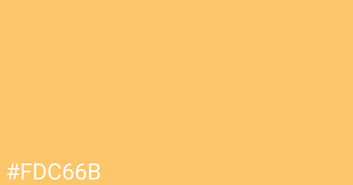 Hex color #fdc66b graphic