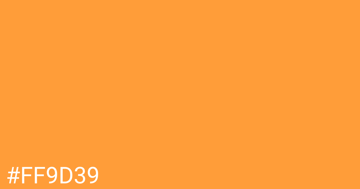 Hex color #ff9d39 graphic