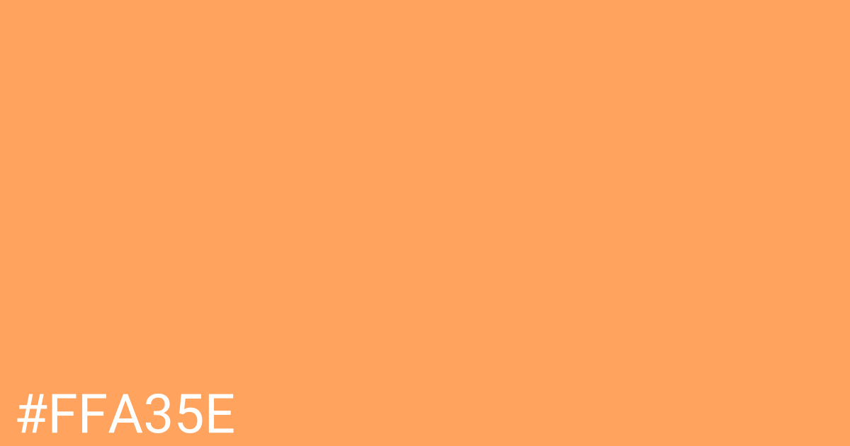 Hex color #ffa35e graphic