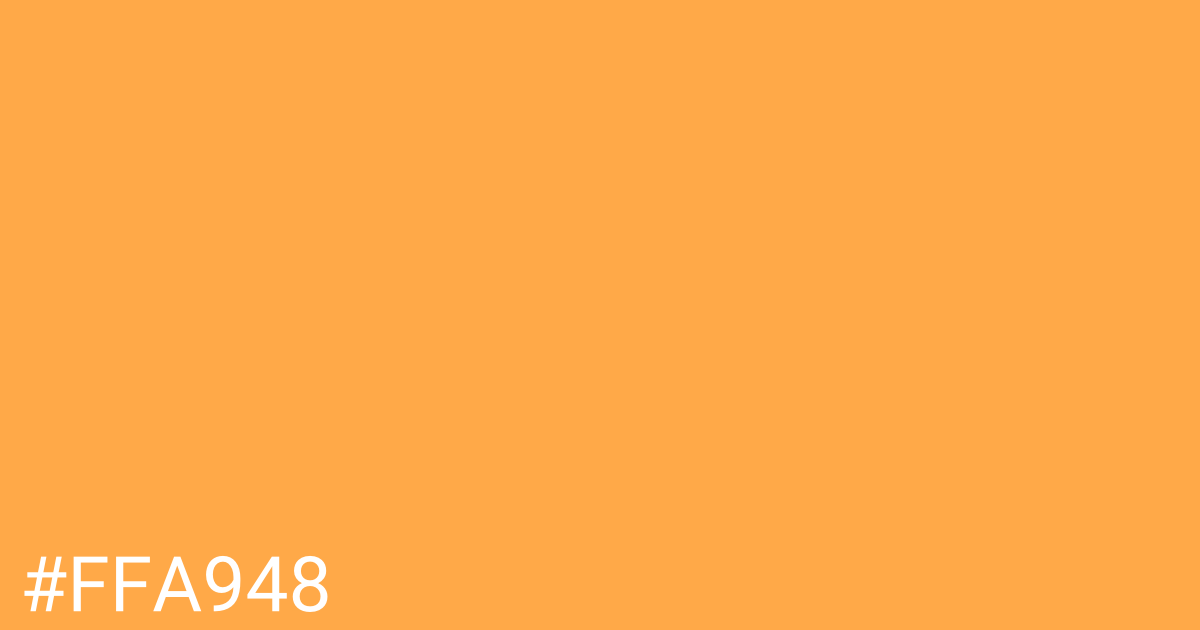 Hex color #ffa948 graphic