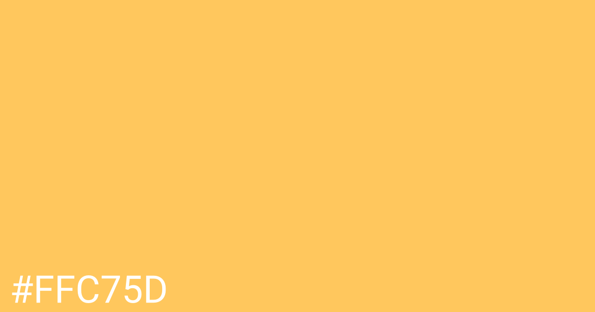 Hex color #ffc75d graphic