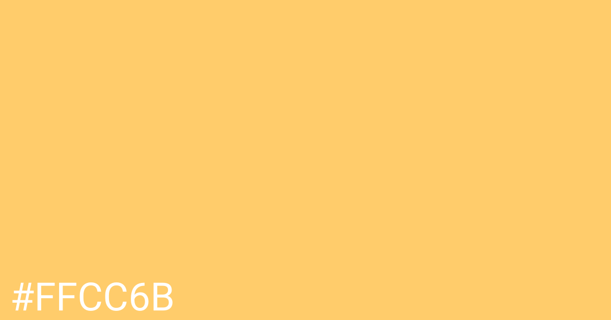 Hex color #ffcc6b graphic