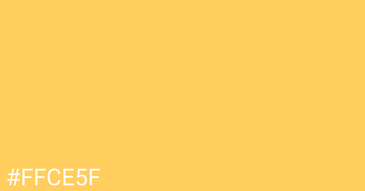Hex color #ffce5f graphic