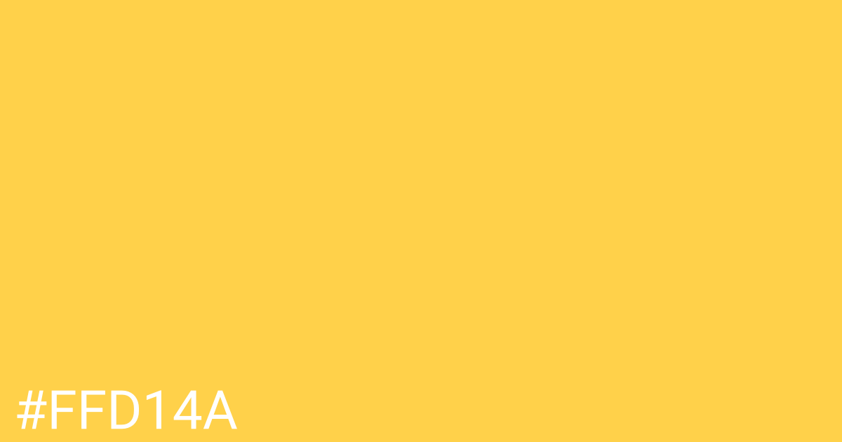 Hex color #ffd14a graphic