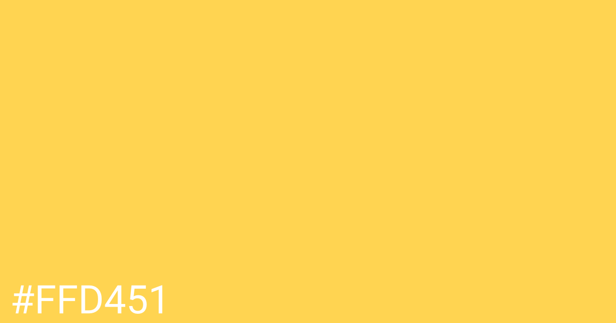 Hex color #ffd451 graphic