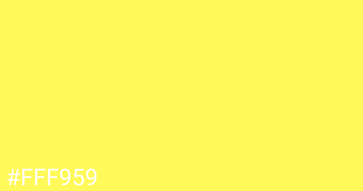 Hex color #fff959 graphic